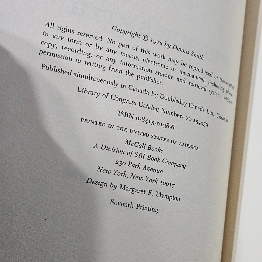 Report from Engine Co. 82 - Dennis Smith, 1972 1st Edition 7th Print HC/DJ